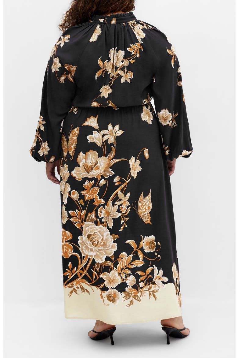 Fernanda Placed Floral Maxi Dress, Alternate, color, FLORAL