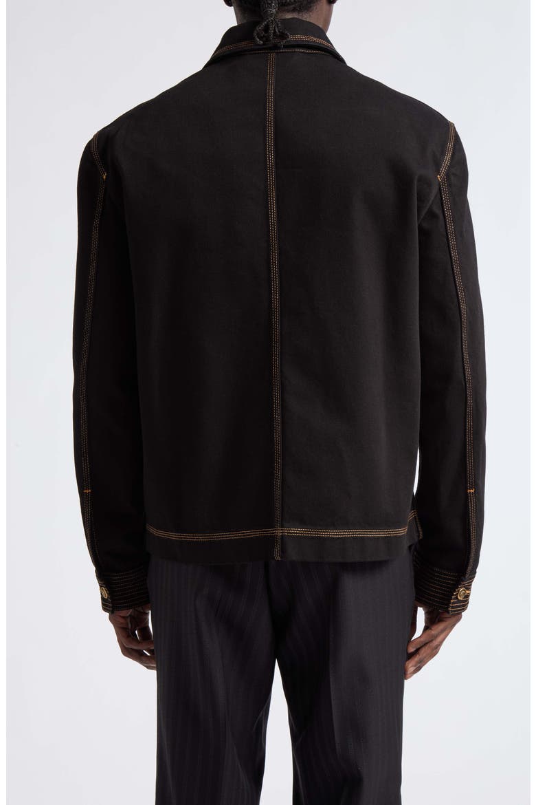 Denim Jacket, Alternate, color, BLACK