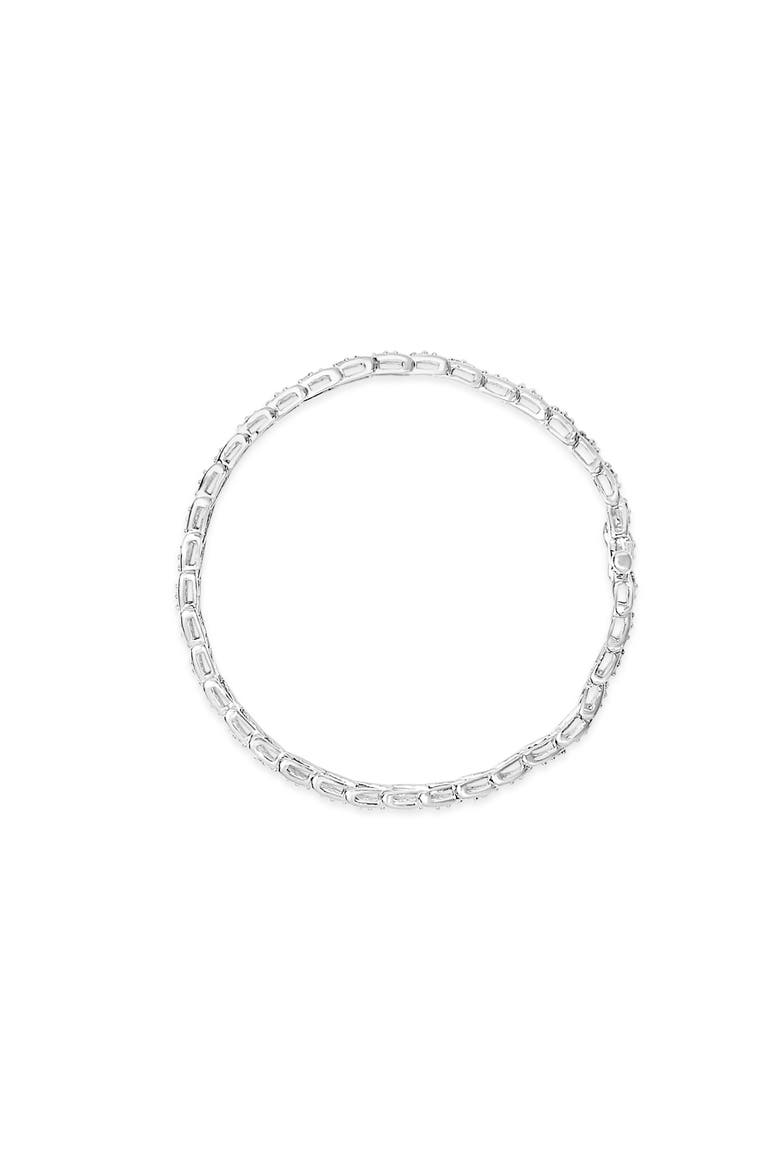 Silver 2.0 Cttw Diamond Fan-Shaped Fancy Chevron Link Tennis Bracelet, Alternate, color, Silver