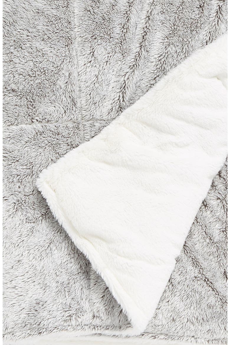 'Frosted' Throw, Alternate, color, GREY