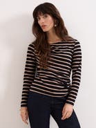 Phase Eight Everly Stripe Top
