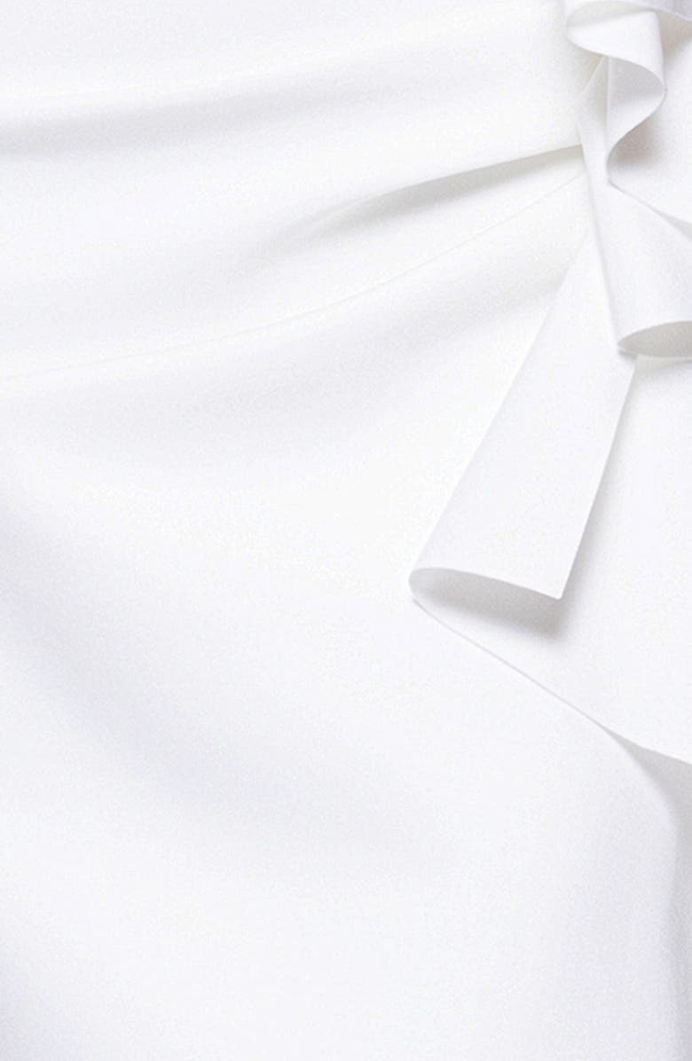 Xscape Evenings Cascade Ruffle Cocktail Sheath Dress, Alternate, color, Ivory