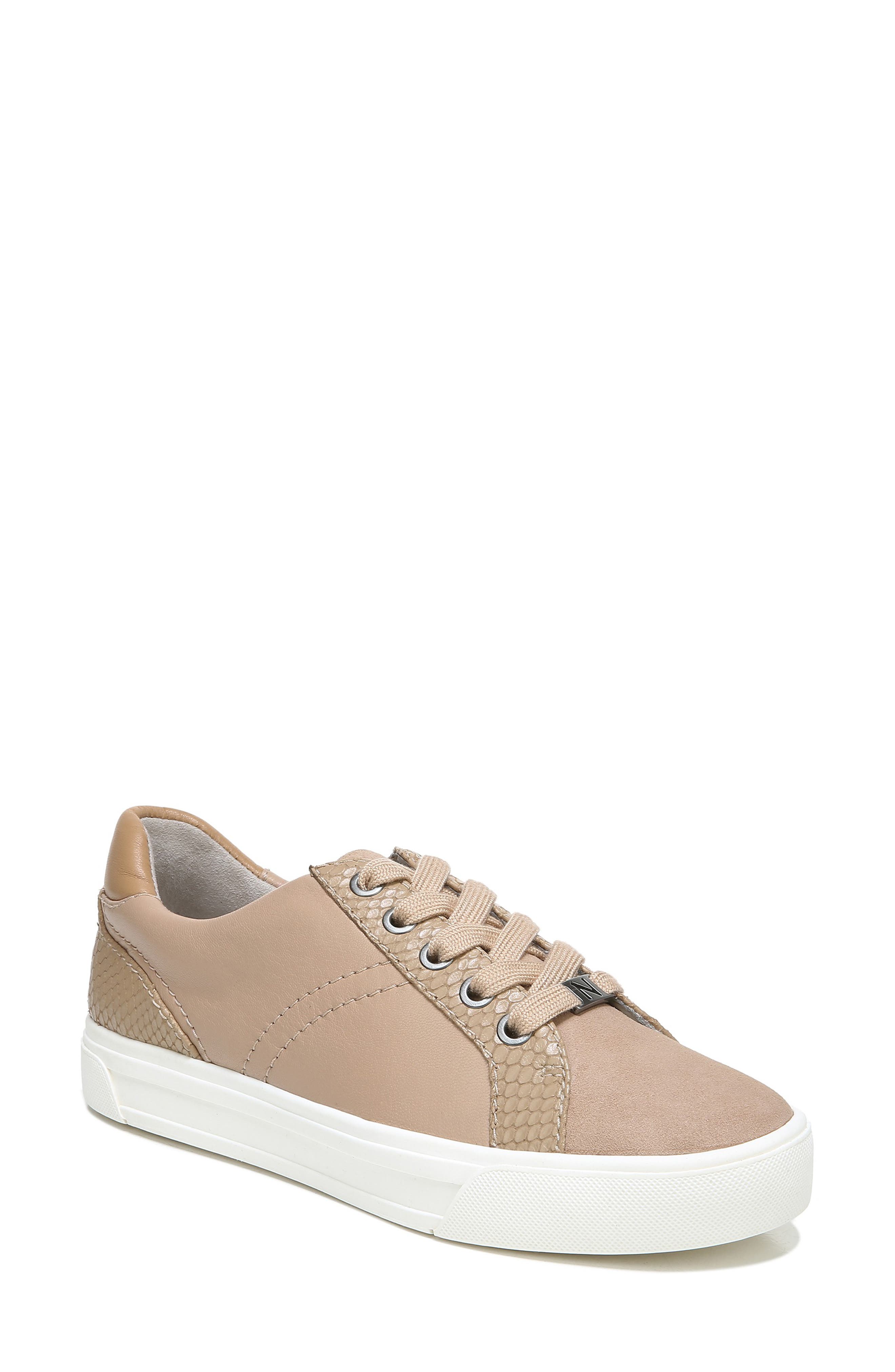 True Colors Astara Sneaker, Main, color, BARELY NUDE SUEDE SNAKE PRINT