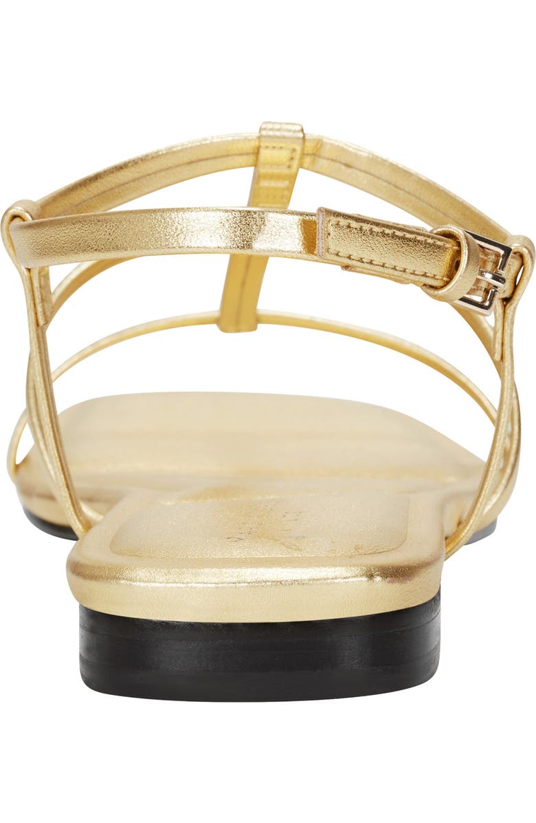 Marc Fisher LTD Marris Sandal, Alternate, color, Metallic Gold