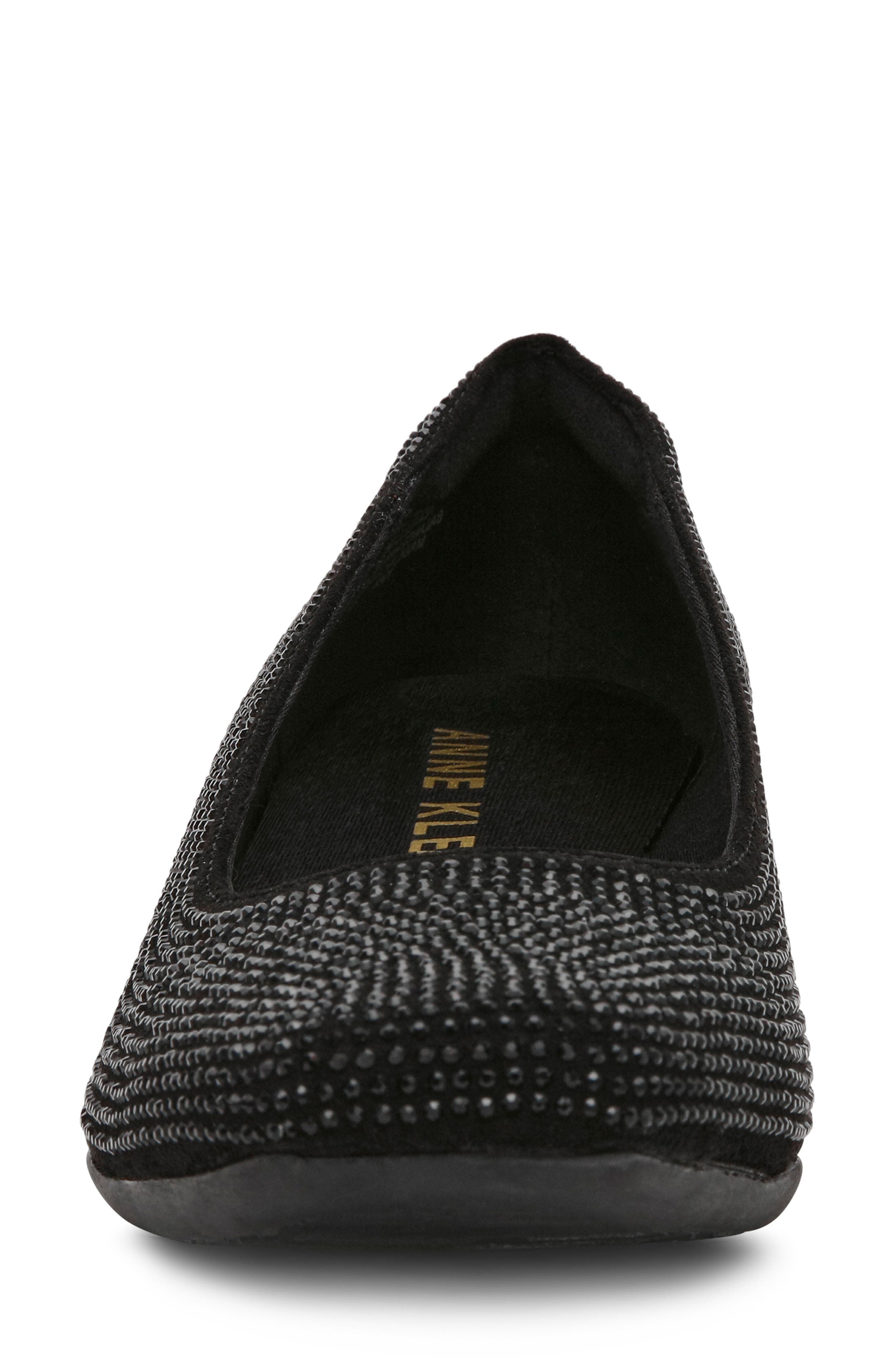 Anne Klein Wisher Platform Wedge Pump, Alternate, color, Black Crystal