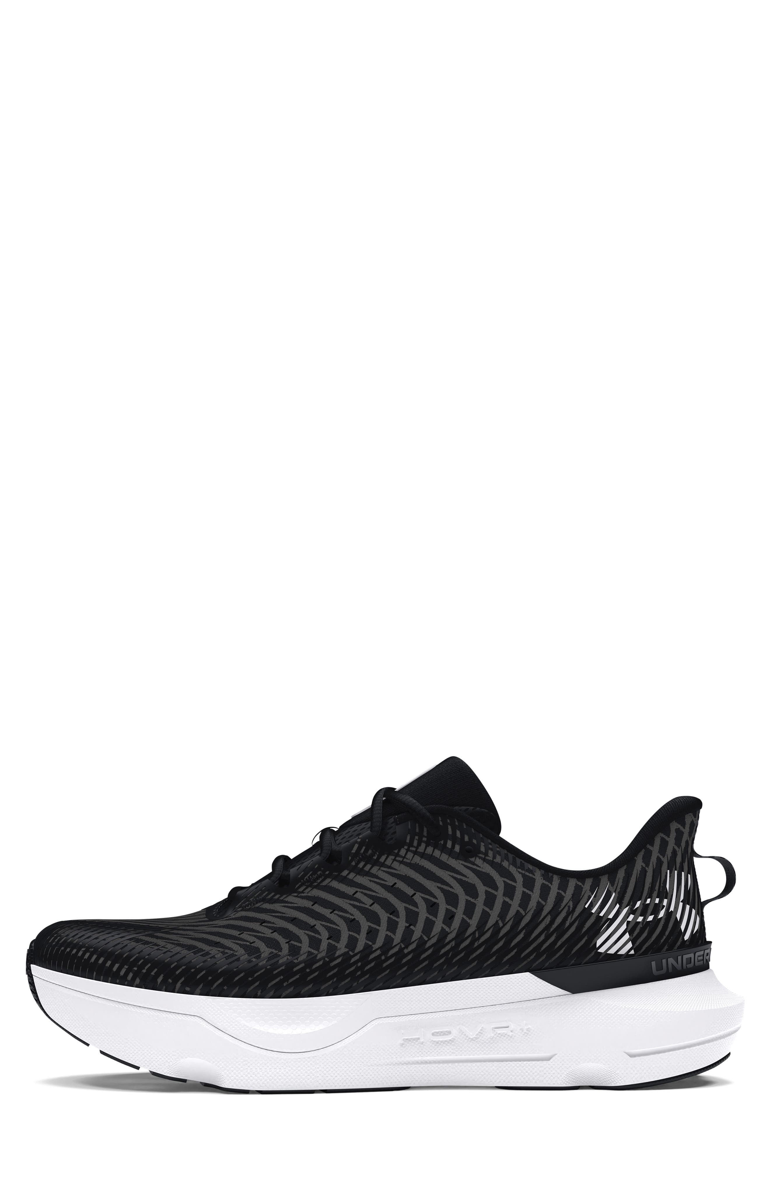 Under Armour Infinite Pro Sneaker, Alternate, color, Black/ White