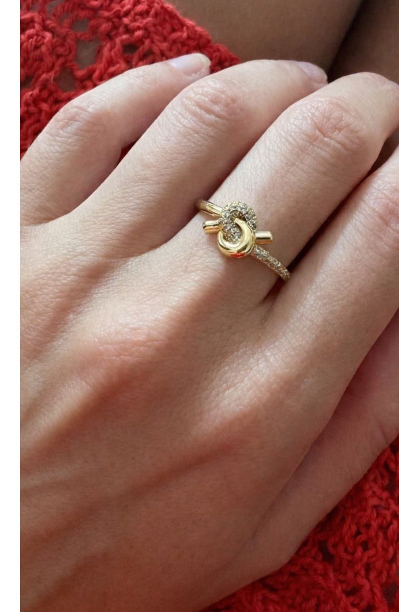 NATIVE GEM Love Knot Ring, Alternate, color, Gold