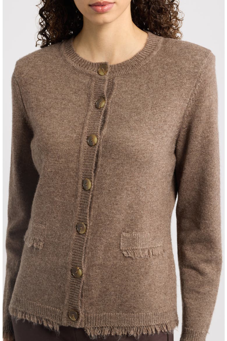 Gracie Cardigan & Scarf Set, Alternate, color, TAUPE