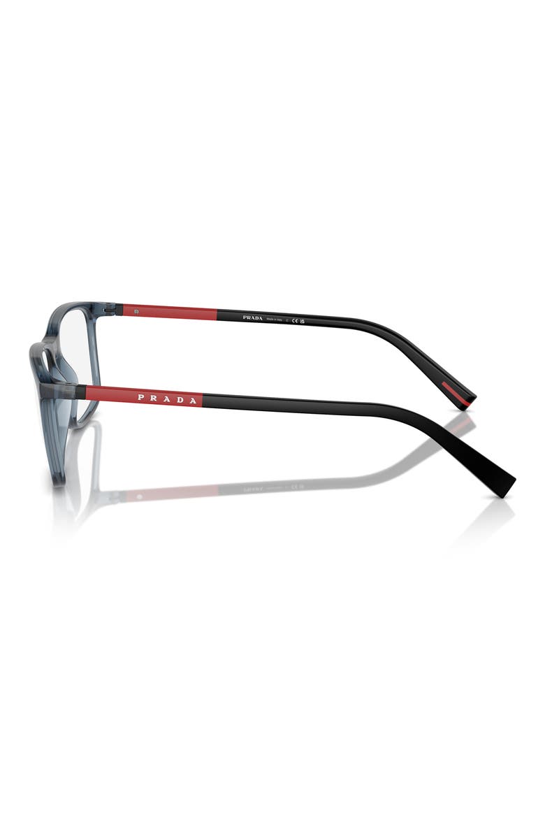 57mm Rectangular Optical Glasses, Alternate, color, TRANSPARENT AVIO