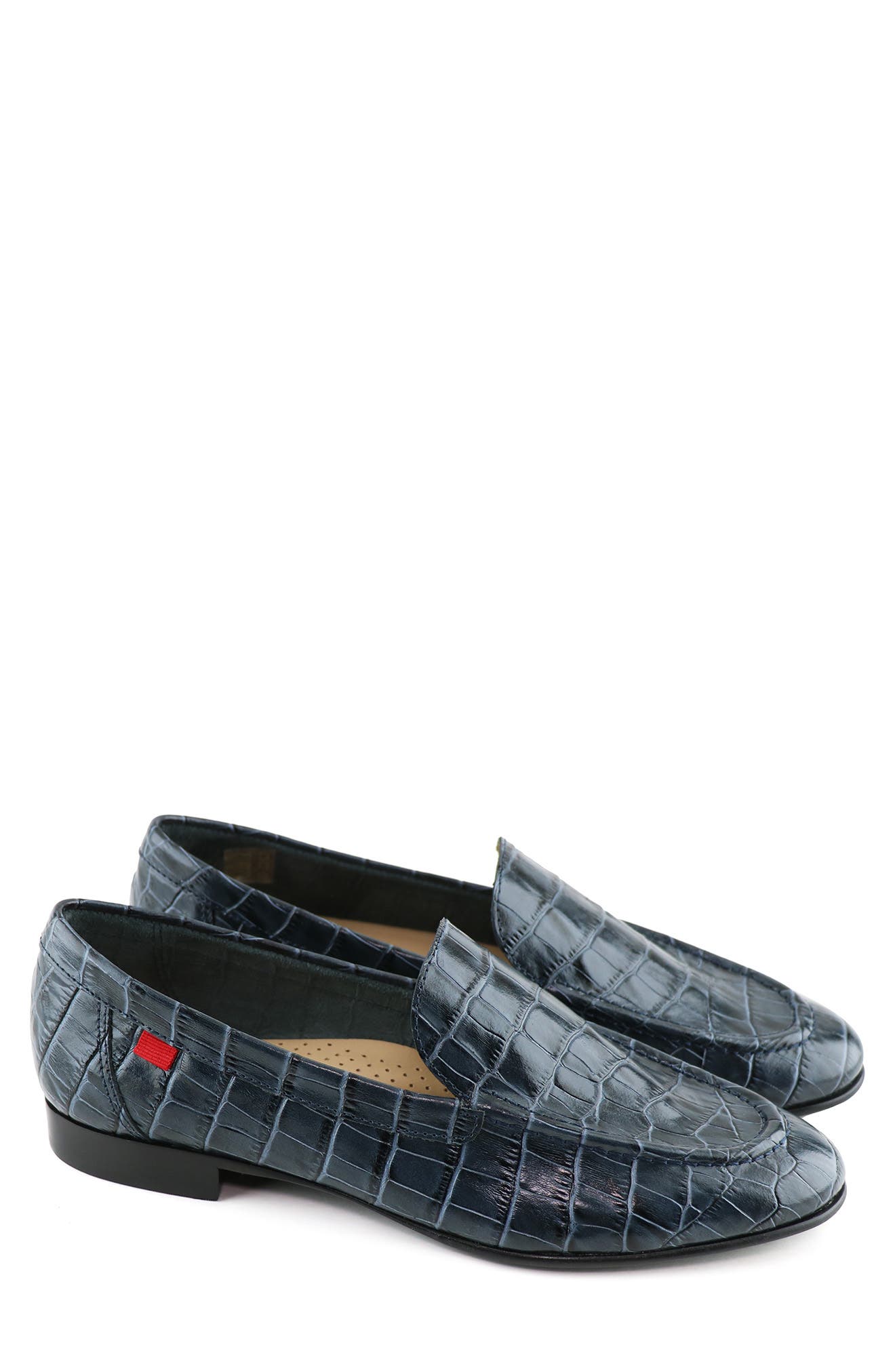 Madison Ave Loafer, Alternate, color, NAVY CROCO