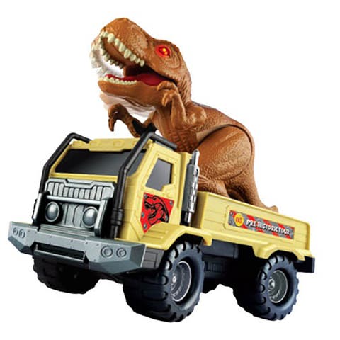 Children's Play Truck & Dinosaur Figurine