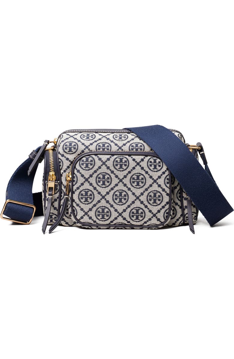 Tory Burch T Monogram Pocket Crossbody Bag, Main, color, Tory Navy