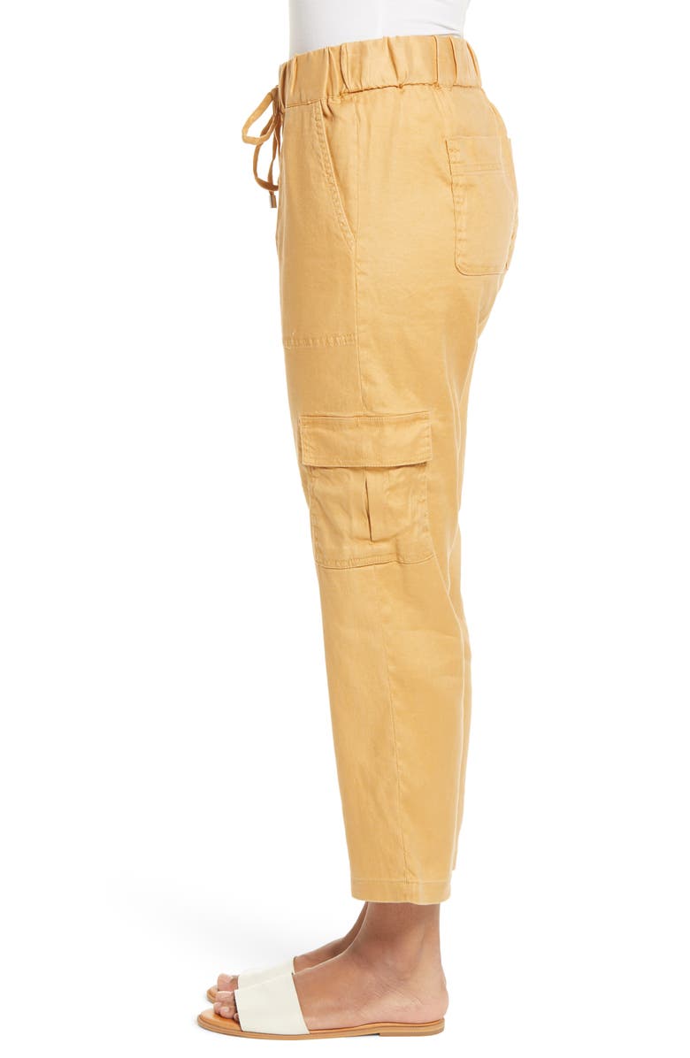 Liverpool Crop Cargo Pants, Alternate, color, 