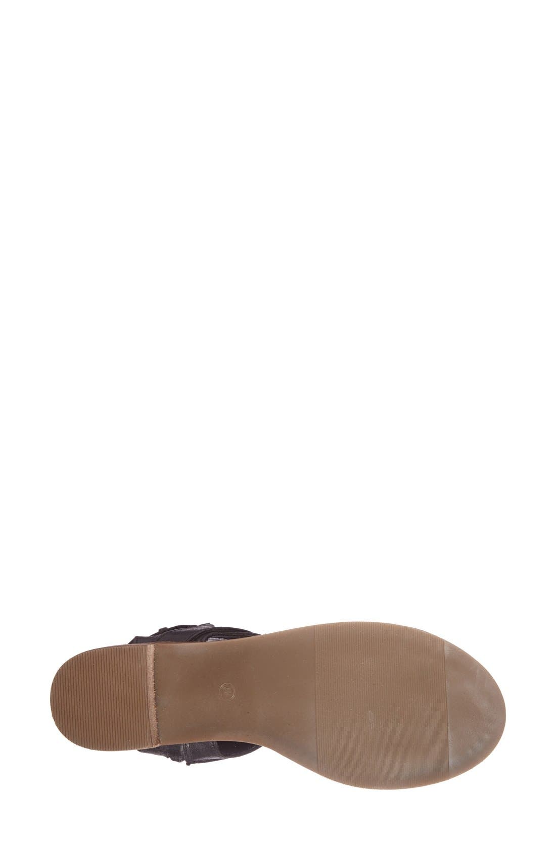 Coconuts by Matisse 'Tudor' Ankle Cuff Sandal, Alternate, color, BLACK