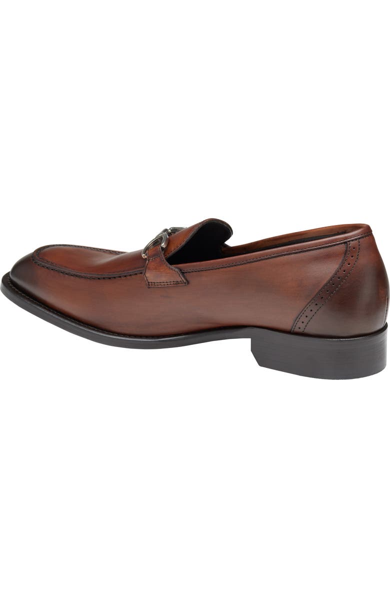 Johnston & Murphy Ellsworth Bit Loafer, Alternate, color, Brown Italian Calfskin
