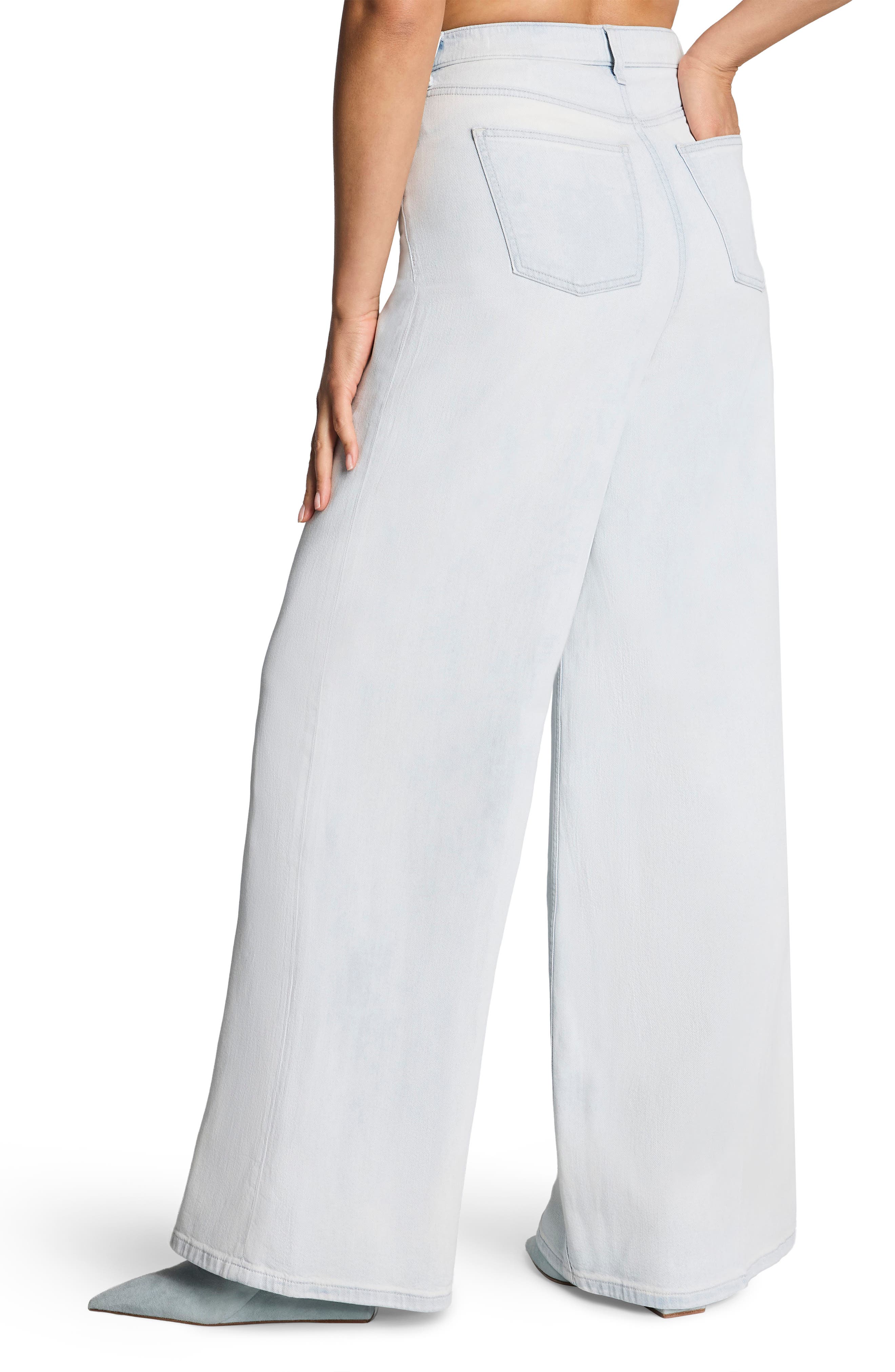 Lightweight High Waist Superwide Jeans (Women) | Nordstrom