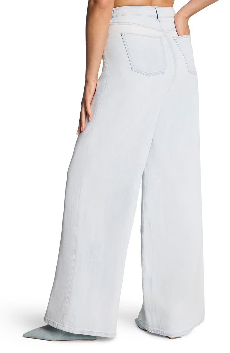 SPANX<sup>®</sup> Lightweight High Waist Superwide Jeans, Alternate, color, Sea Breeze