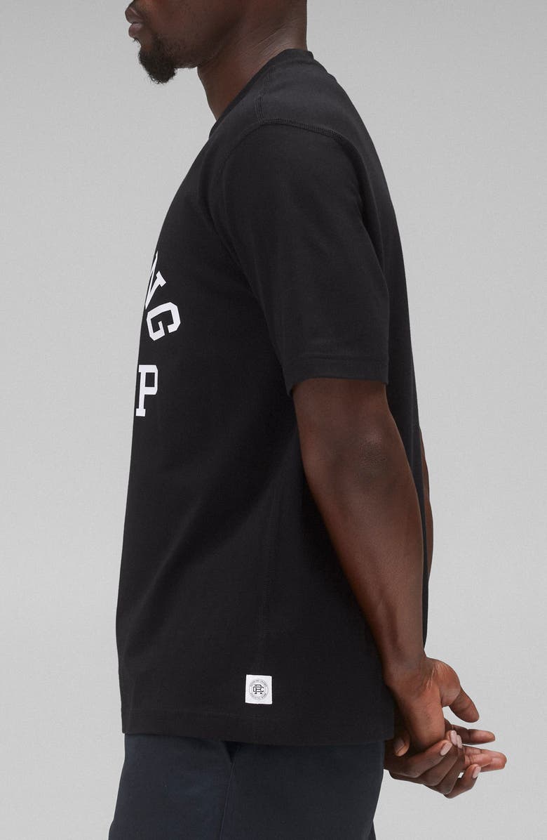 Reigning Champ Midweight Jersey Arch Logo T-Shirt, Alternate, color, 