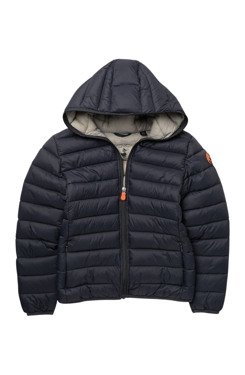 Save The Duck Hooded Puffer Jacket, Main, color, 