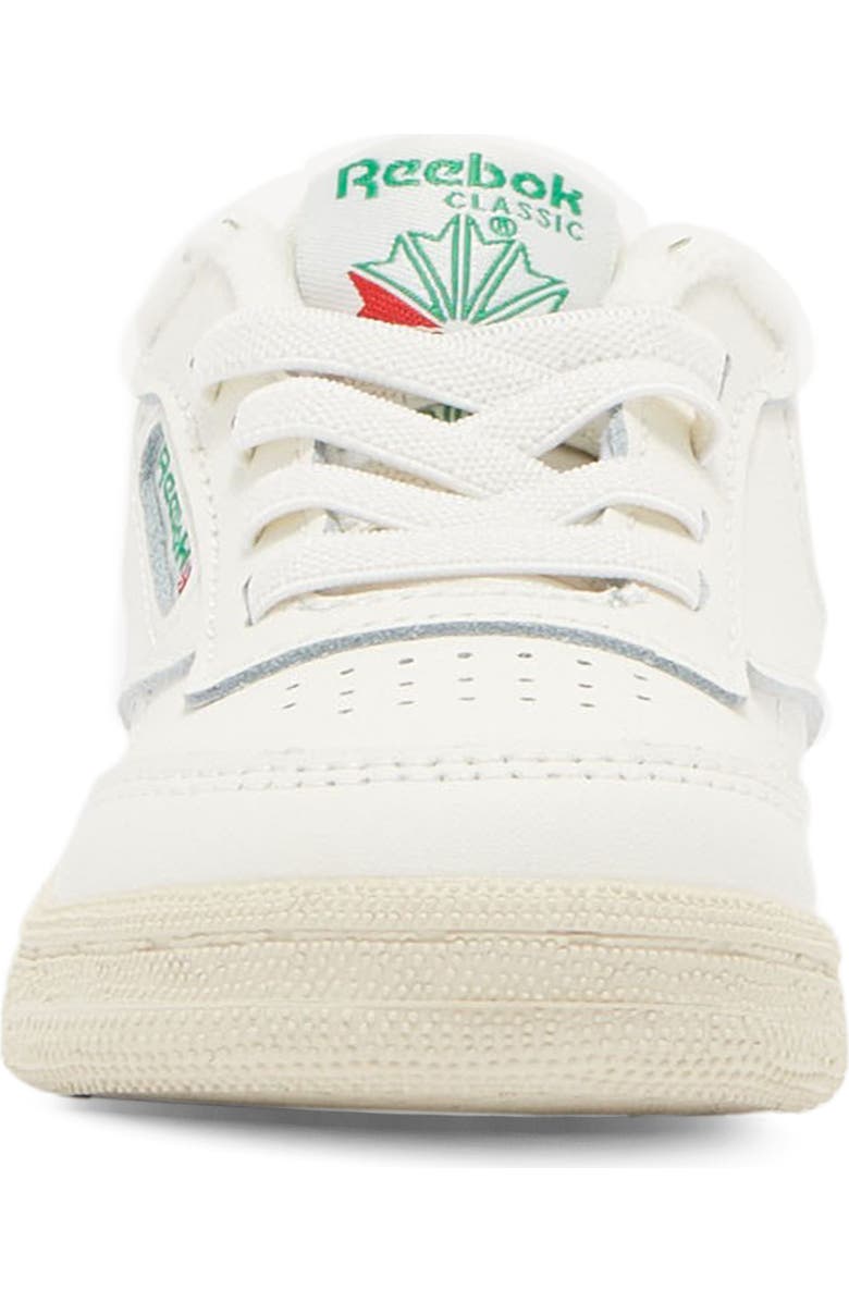 Reebok Kids' Club C Sneaker, Alternate, color, Chalk/Chalk/Glegrn