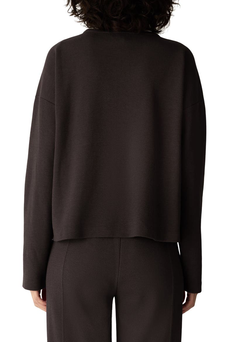 Organic Cotton & Tencel Lyocell Box Top, Alternate, color, COFFEE