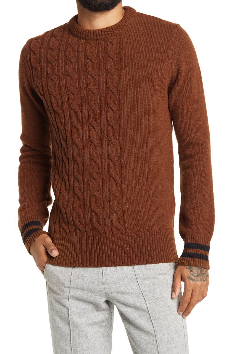 Oliver Spencer Blenheim Jumper Ferne Wool Sweater, Main, color,