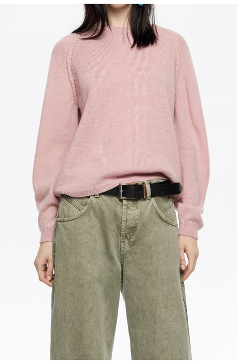 Cotton Raglan Sweater