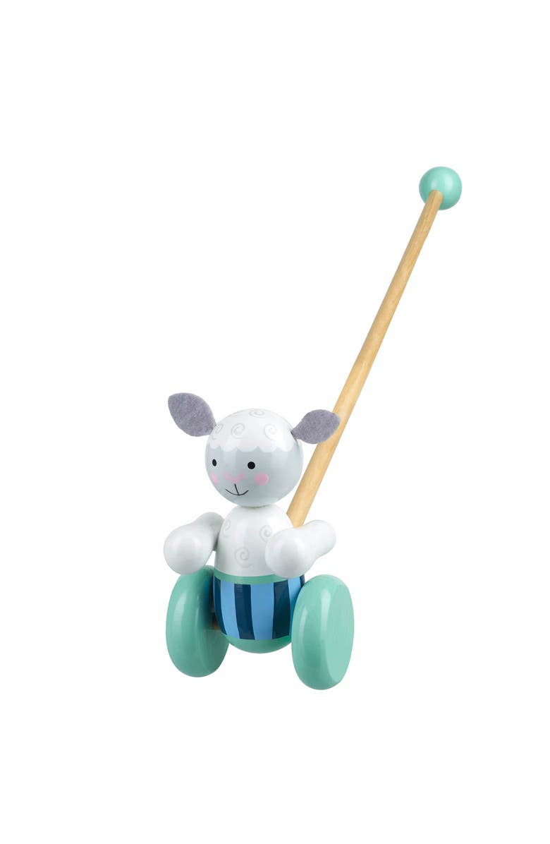 ORANGE TREE TOYS Push Along  Sheep Wooden Toy, Main, color, 