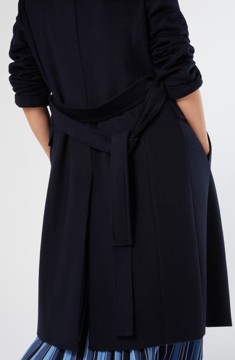 Marina Rinaldi Ghisa Virgin Wool Coat, Alternate, color, Midnight Blue