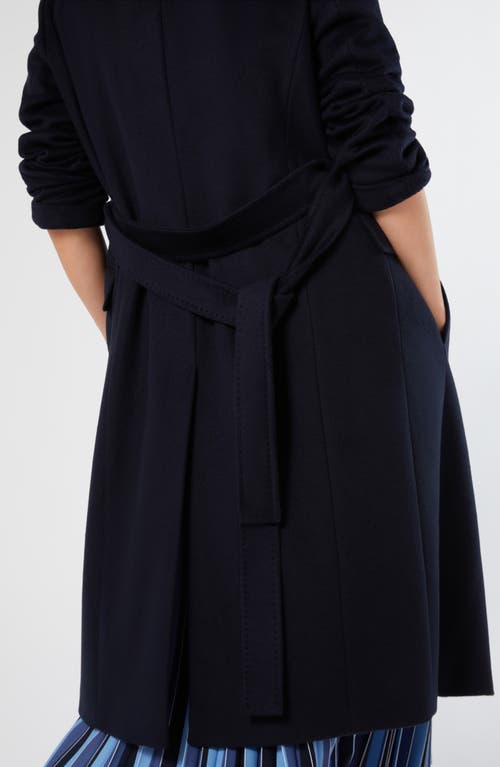Marina Rinaldi Ghisa Virgin Wool Coat In Black