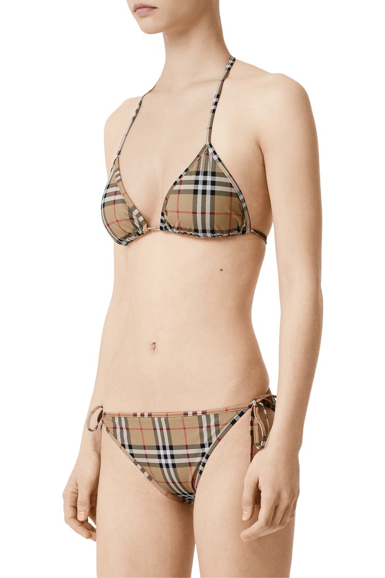Cobb Vintage Check Two-Piece Swimsuit, Alternate, color, ARCHIVE BEIGE IP CHK