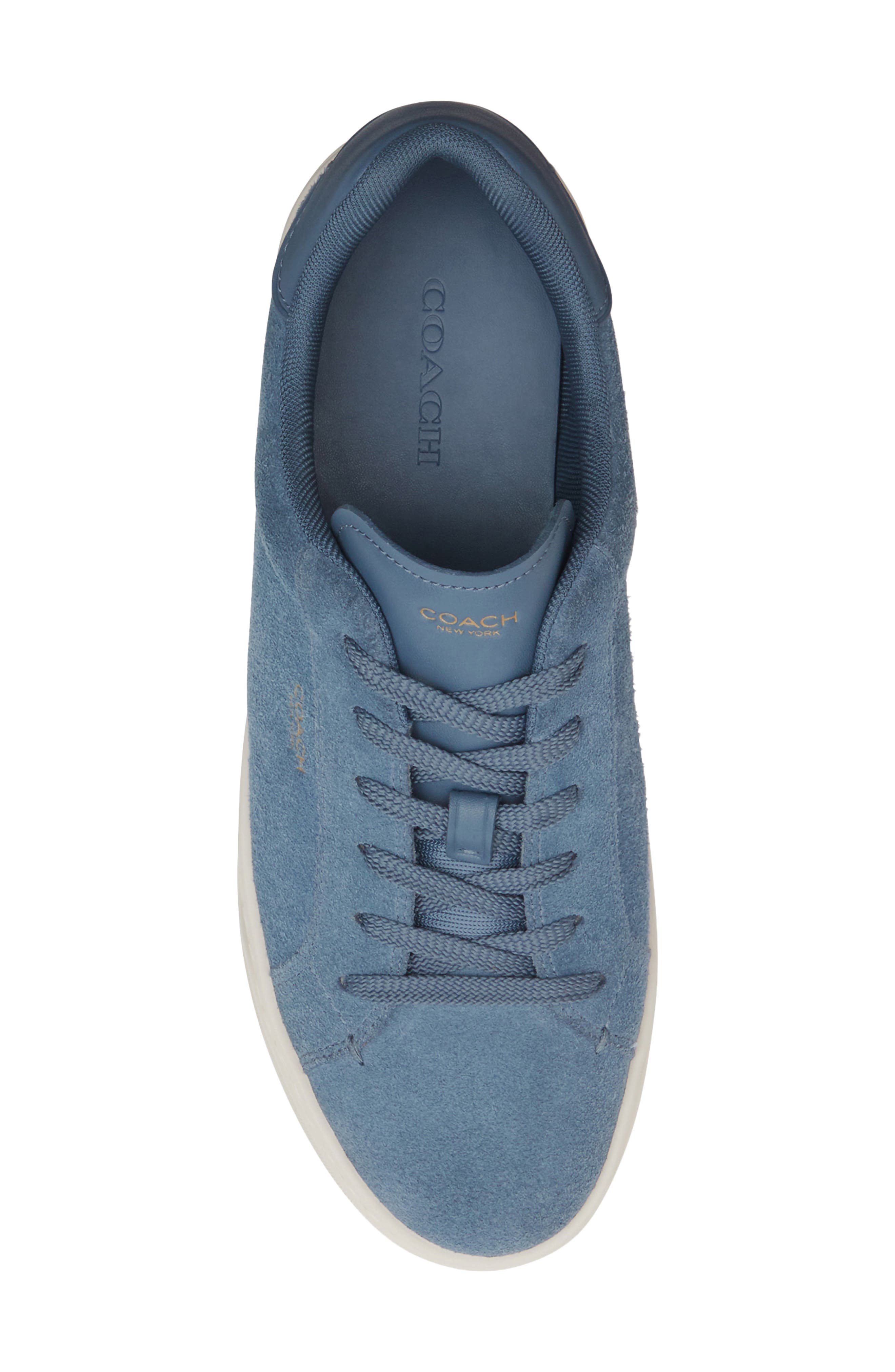 COACH High Line Sneaker, Alternate, color, Light Denim/ Chalk