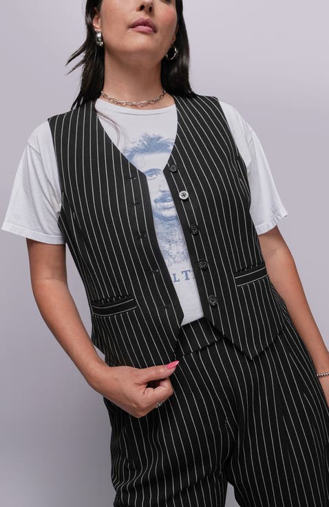 The Empower Pinstripe Vest