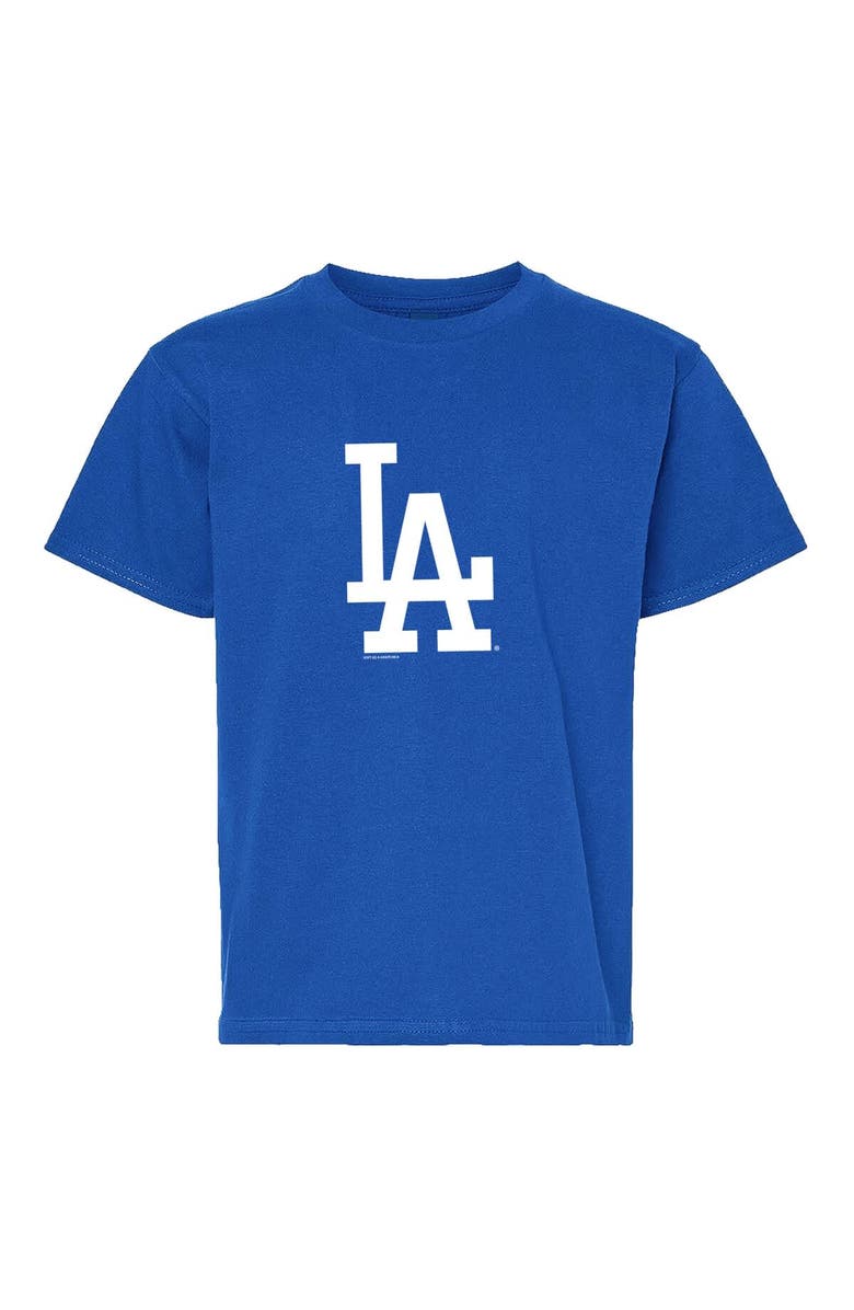 SOFT AS A GRAPE Youth Soft as a Grape Royal/Gray Los Angeles Dodgers Two-Pack T-Shirt Set, Alternate, color,