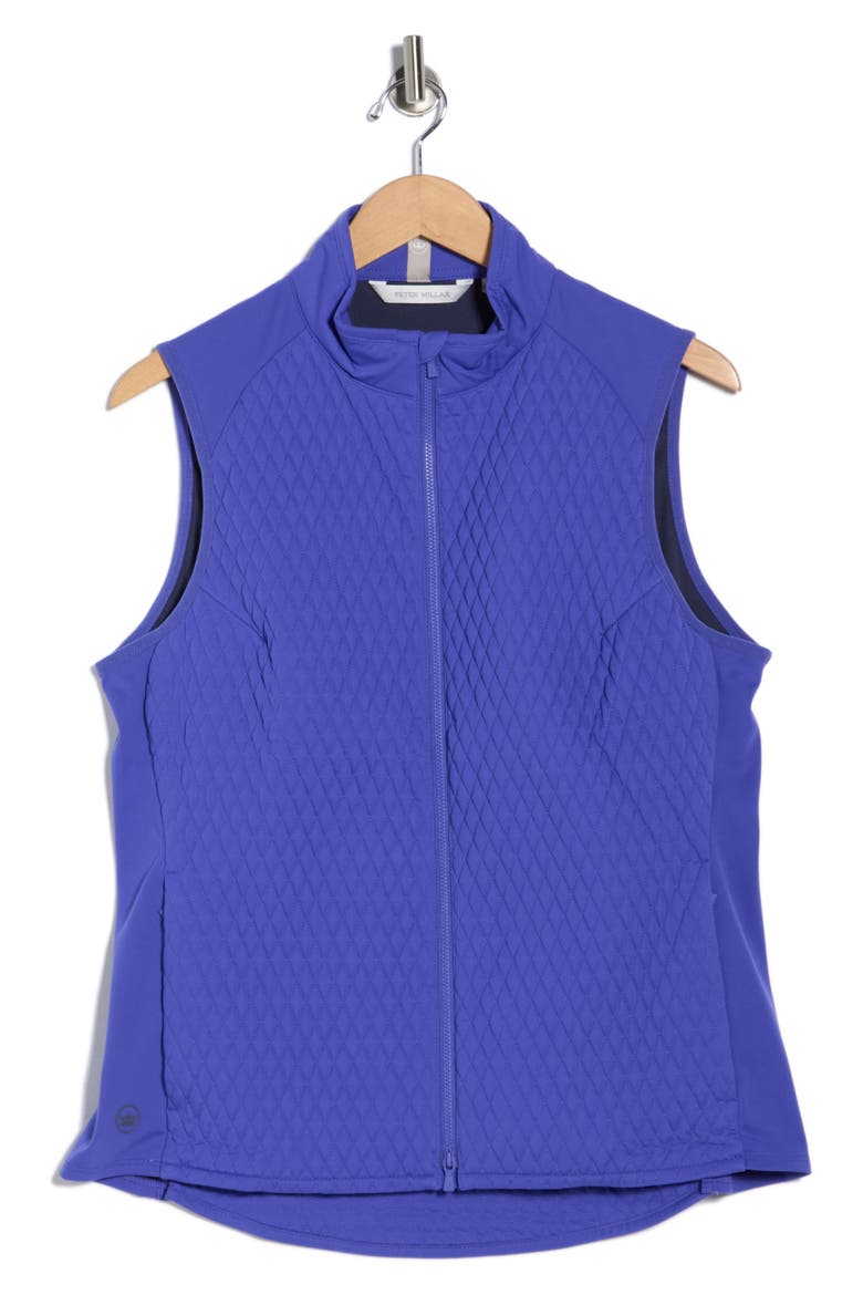Fuse Mini Diamond Quilt Vest, Alternate, color, PACIFIC BLUE