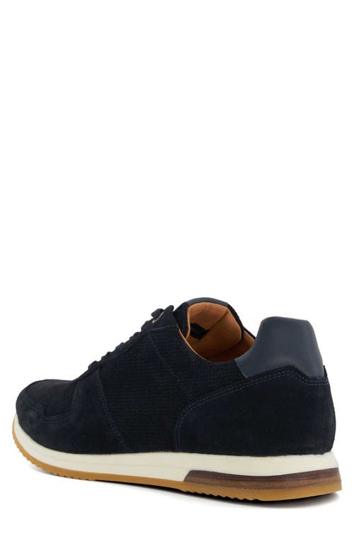Dune London Trilogy Sneaker In Navy