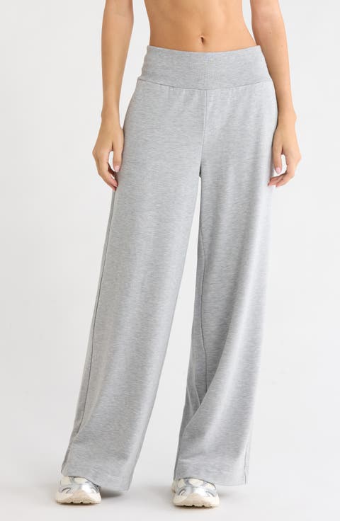 Cozy Fleece Wide Leg Pants
