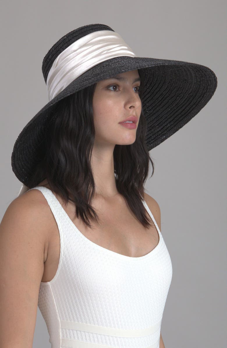 Eugenia Kim Mirabel Bow Straw Sun Hat, Alternate, color, 