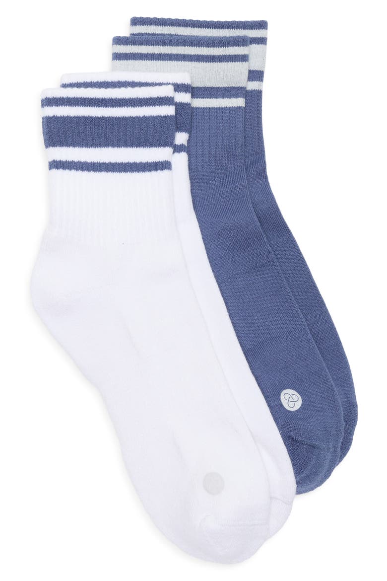 Sport Assorted 2-Pack Quarter Socks, Main, color, BLUE INDIGO