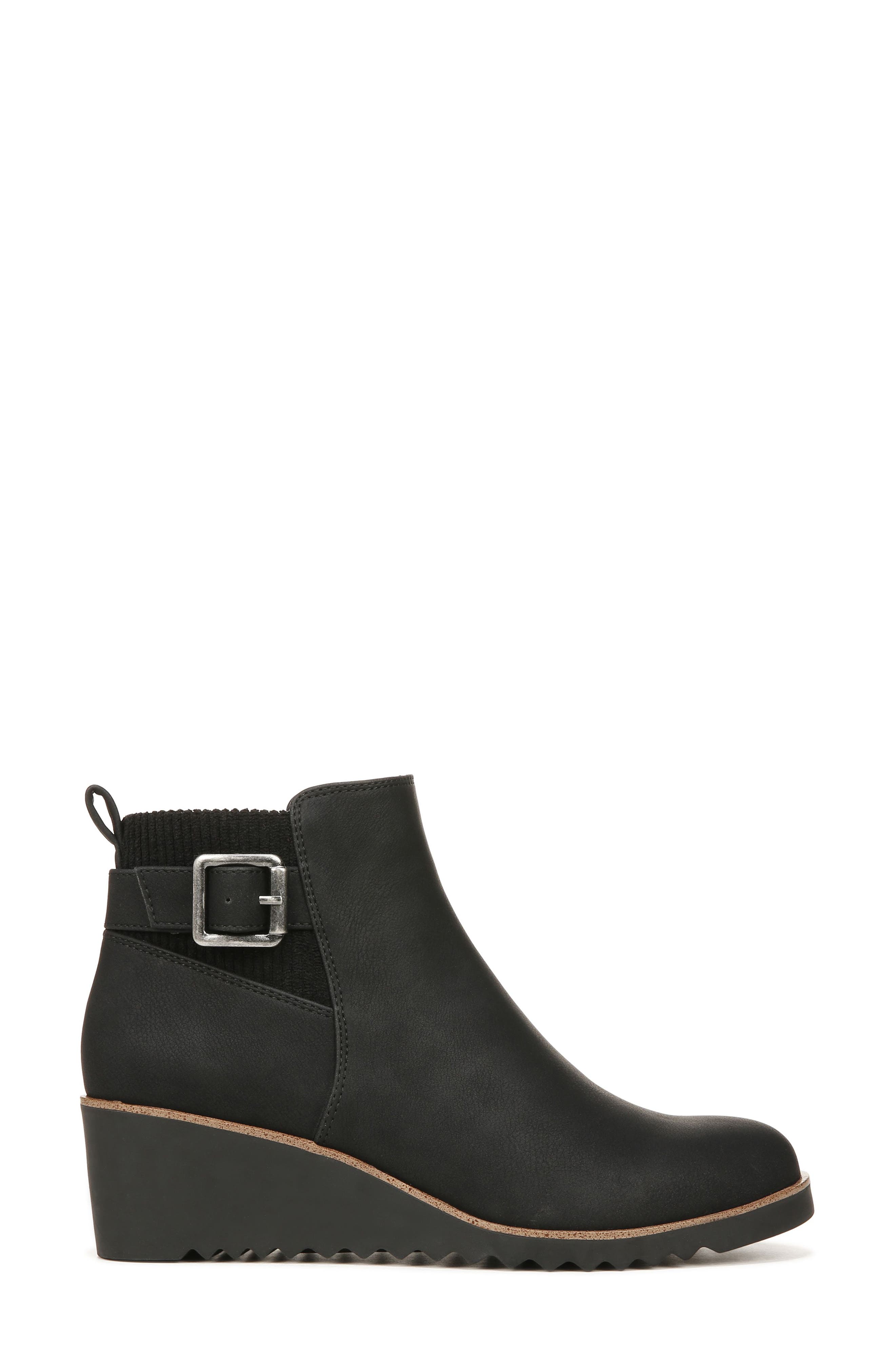 LifeStride Zayne Wedge Bootie, Alternate, color, Black