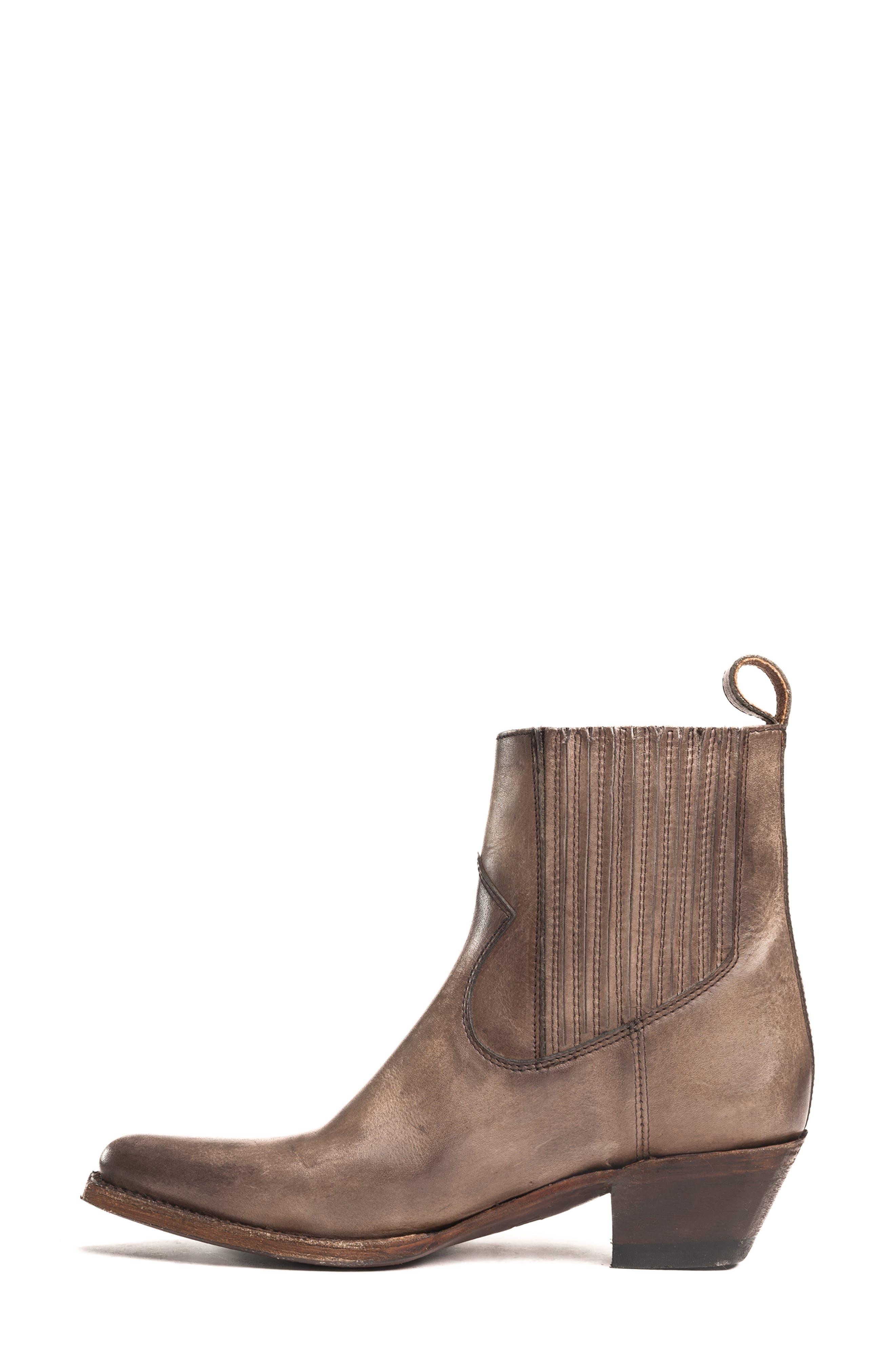 Frye Sacha Western Chelsea Boot, Alternate, color, Stone