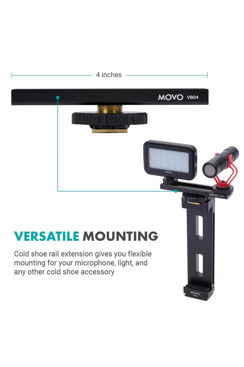 Tablet Vlogging Kit for iPad with Mic, Light, Tabletop Tripod, Alternate, color, Black