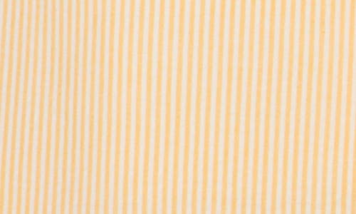 Nautica Yellow Stripe Stretch Cotton Seersucker Sport Coat In Yellow