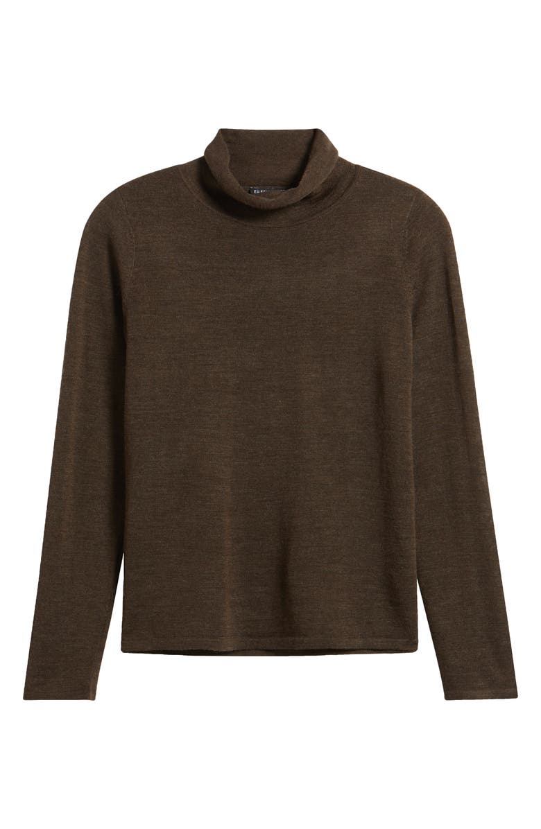 Eileen Fisher Fine Gauge Wool Turtleneck Sweater, Alternate, color, Wren