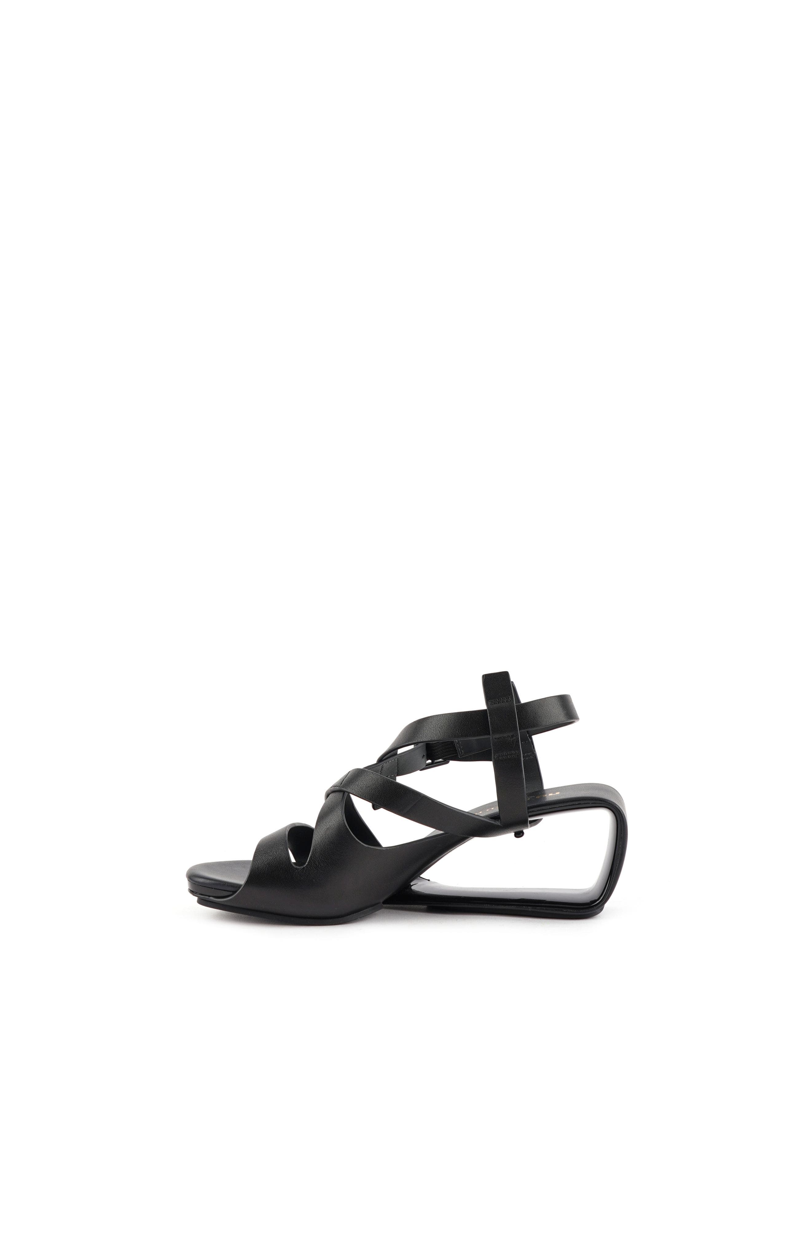 United Nude Mobius Straps Mid Sandals, Alternate, color, Black