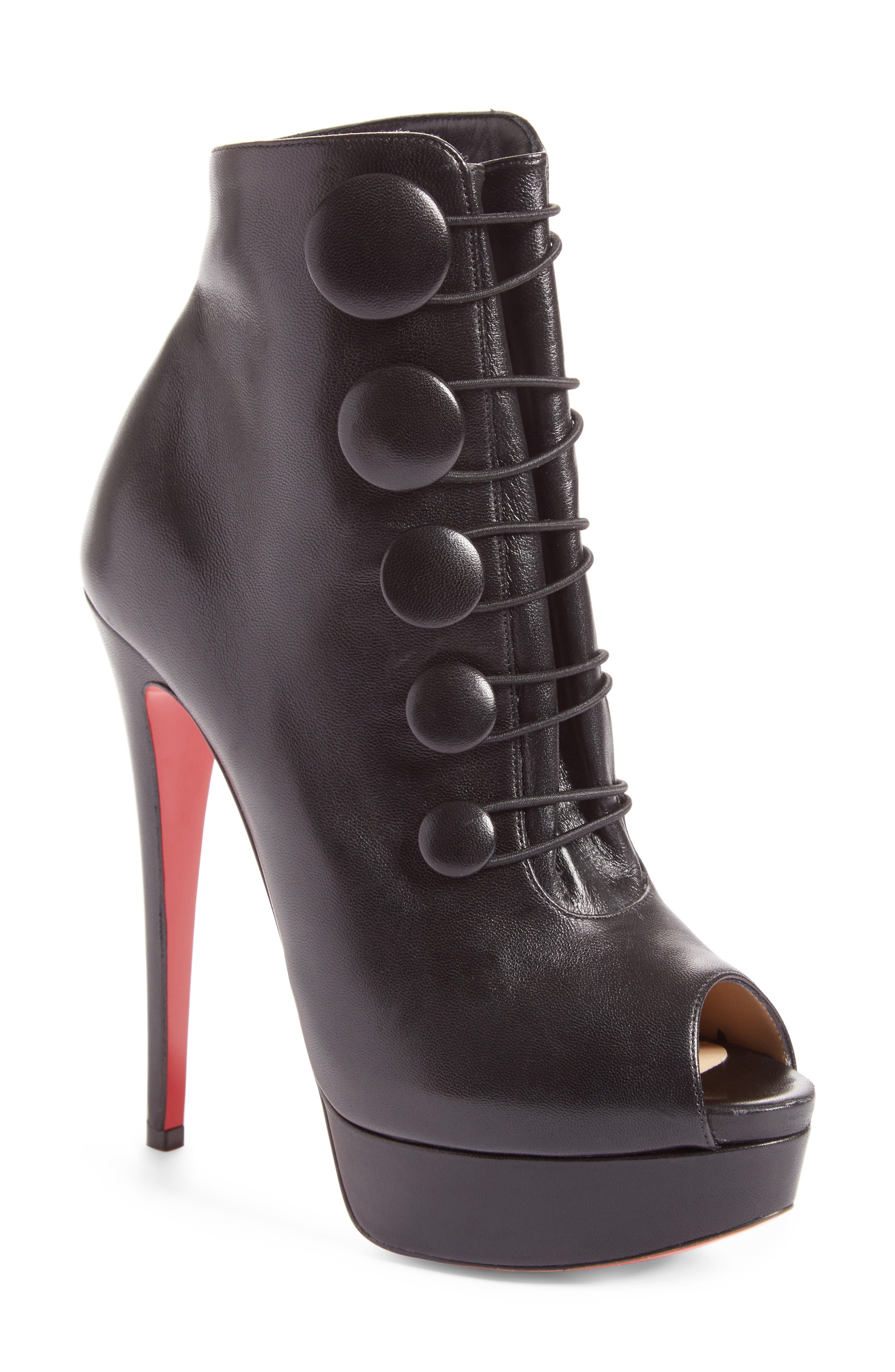 Christian Louboutin Lady Booton Bootie, Main, color, 