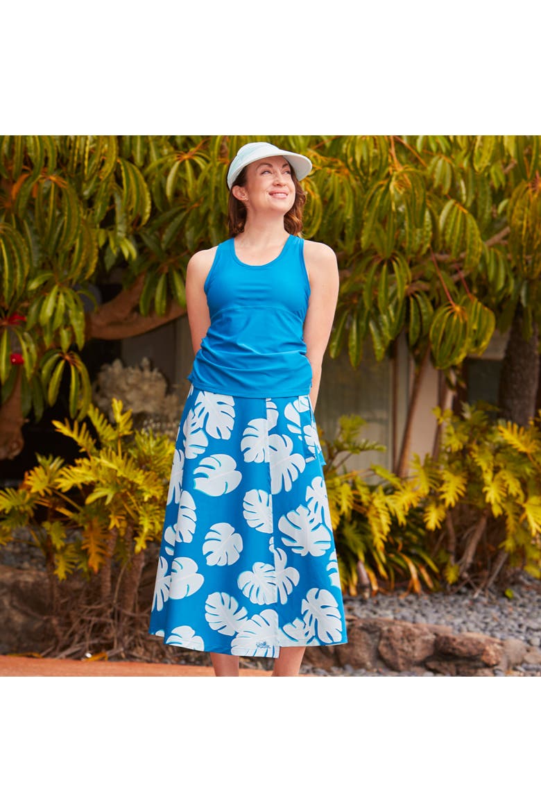 Wrap Skirt, Alternate, color, Mykonos Flora