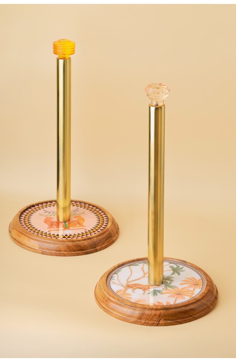 Tiramisu Savannah Blush Paper Towel Holder, Alternate, color, Pink