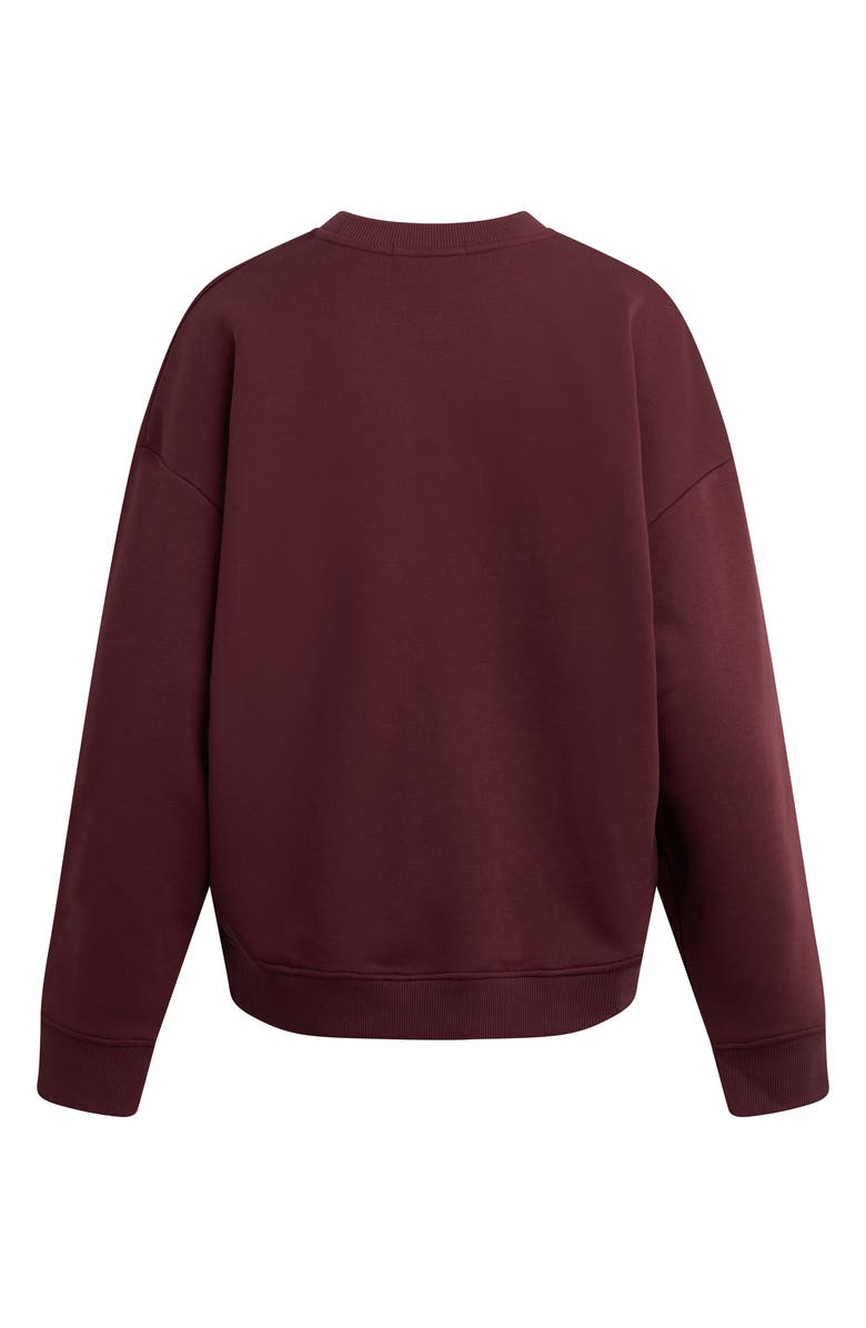 Favorite Daughter The Varsity Sweatshirt, Alternate, color, Burgundy/ Navy