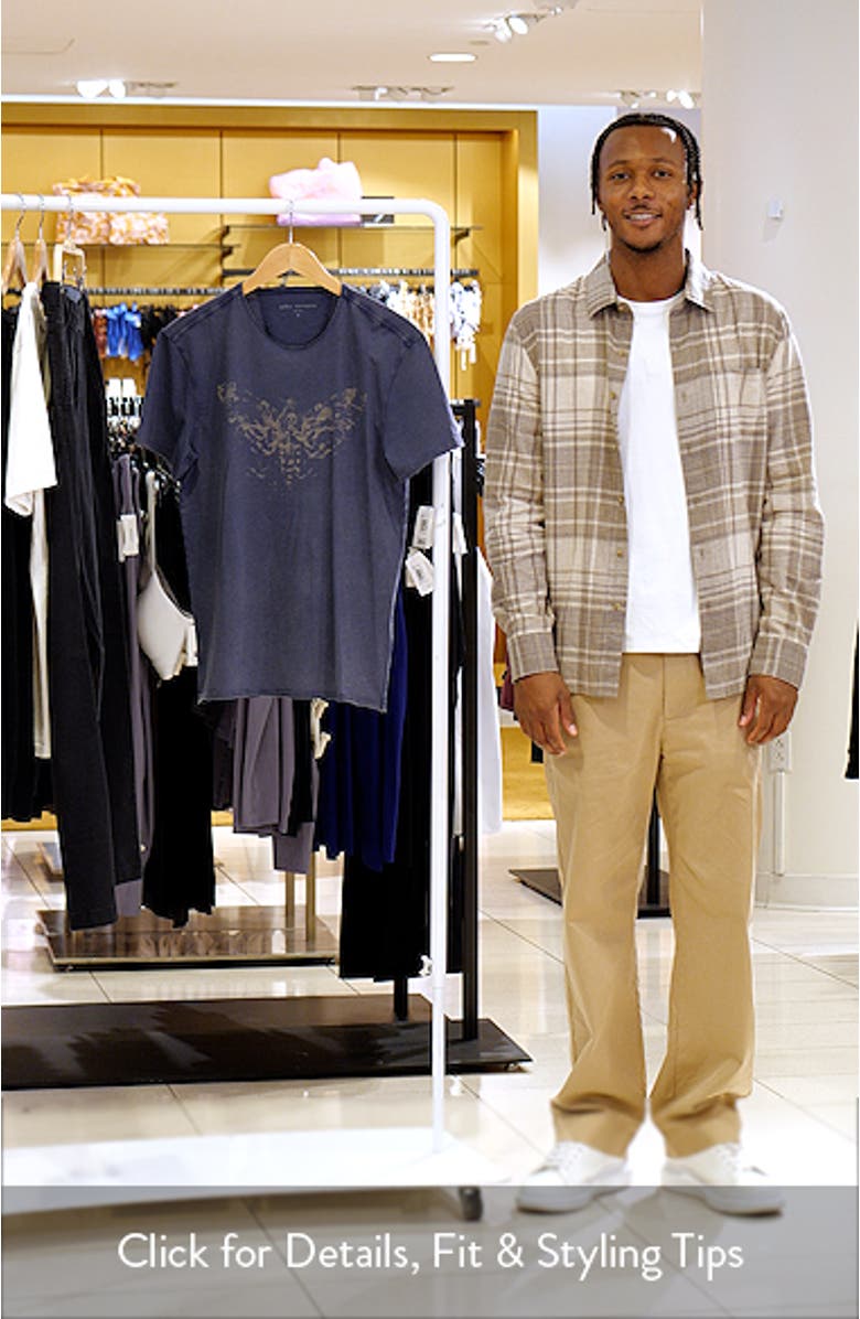 Raw Edge Graphic Organic Cotton T-Shirt, sales video thumbnail